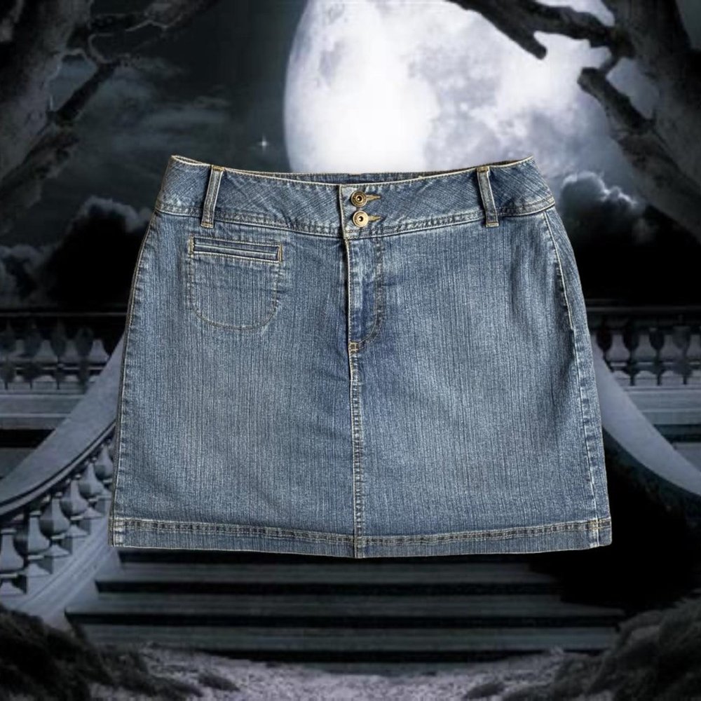 St. John’s Bay vintage jean mini skirt